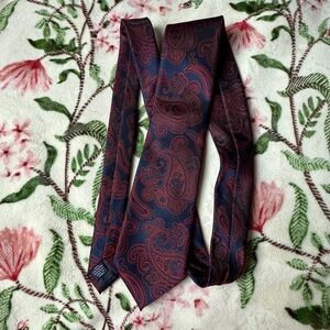 Stafford Red and Blue Paisley Tie